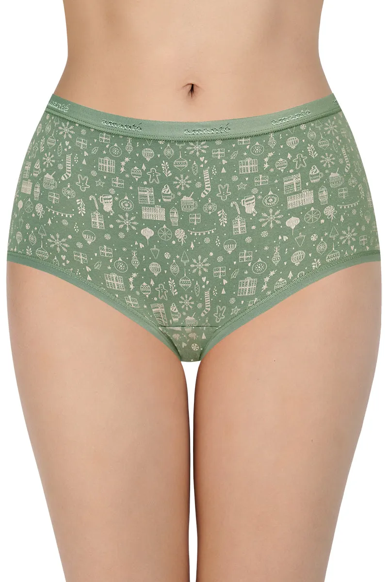 Print High Rise Full Brief Panties (Pack of 3)