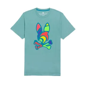 Psycho Bunny Mens Hilsboro Graphic Tee - Coastal Blue