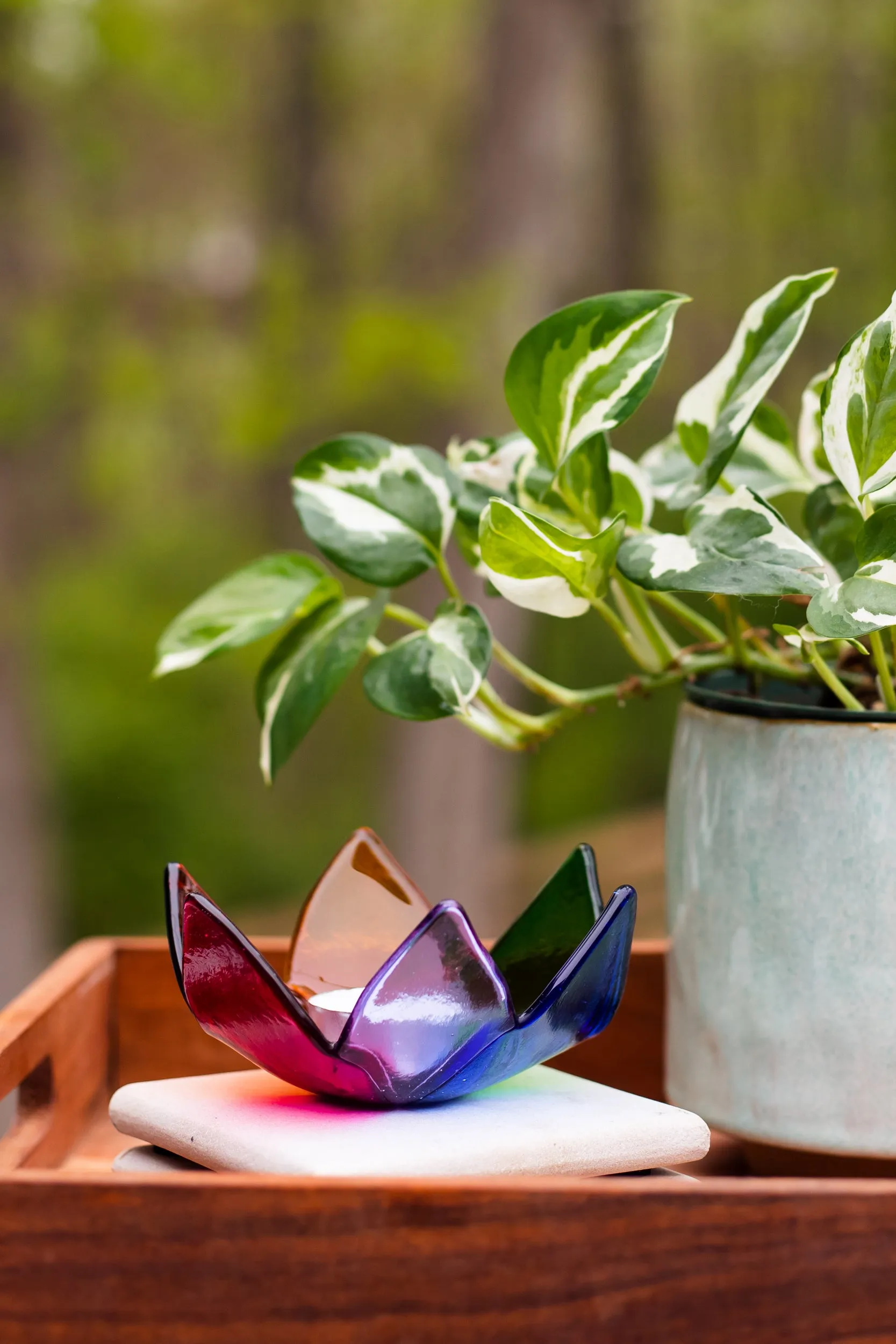 Rainbow Candle Holder