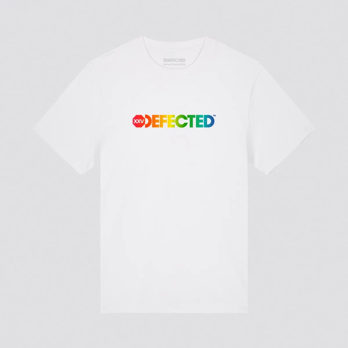 Rainbow Defected Stacked Logo T-Shirt