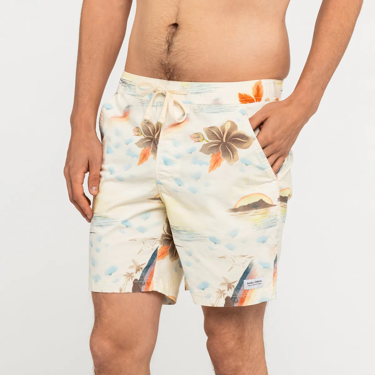 Rainbows Elastic Boardshort