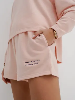 Reset & Revive Day Sweat Shorts | Peach Rosé