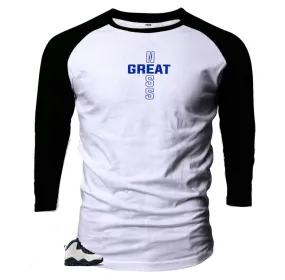 Retro 10 Orlando Raglan Shirt - Greatness Cross - White