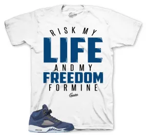 Retro 5 Midnight Navy My Life Shirt