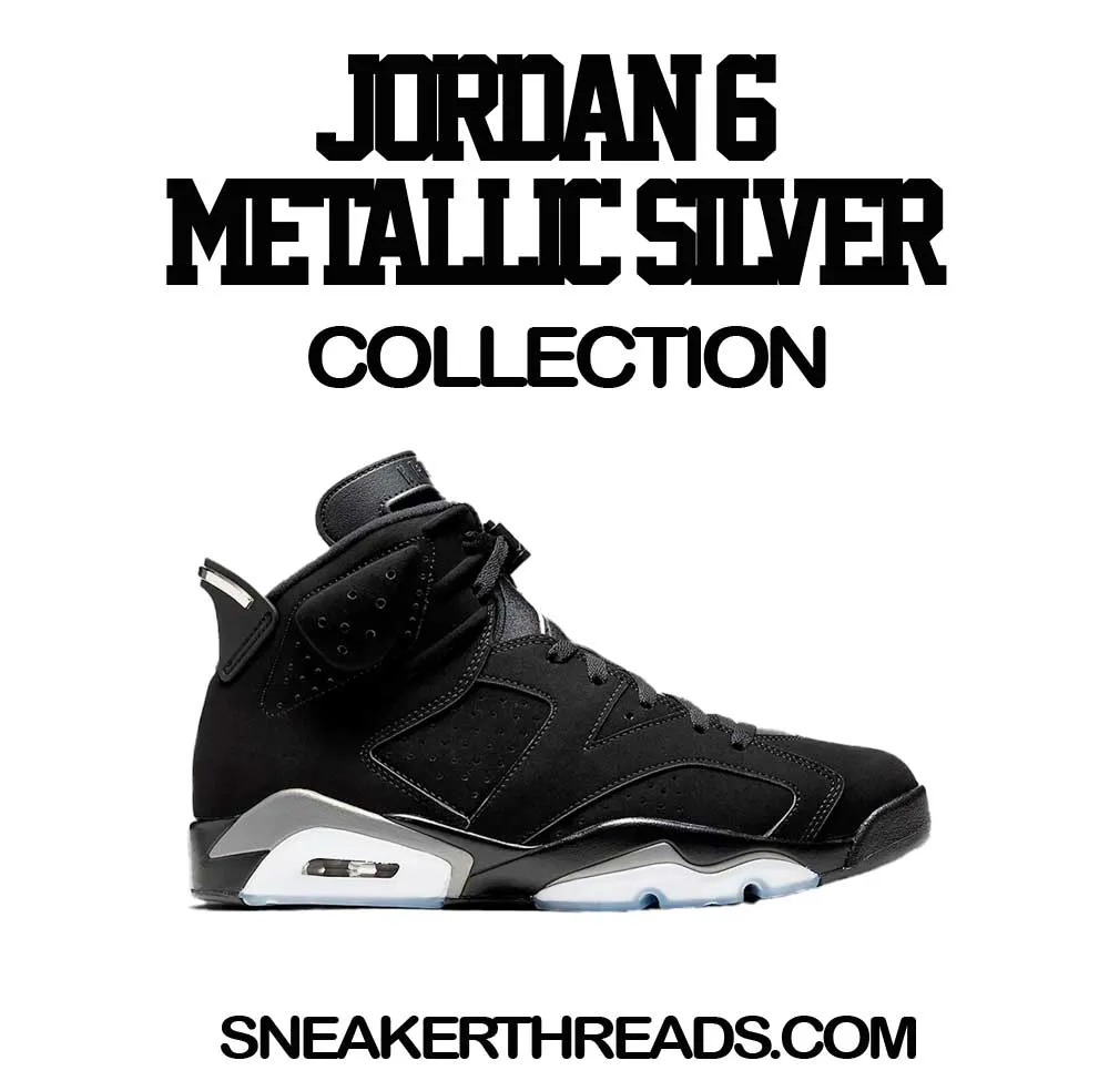 Retro 6 Metallic Silver Toro Satin Jacket