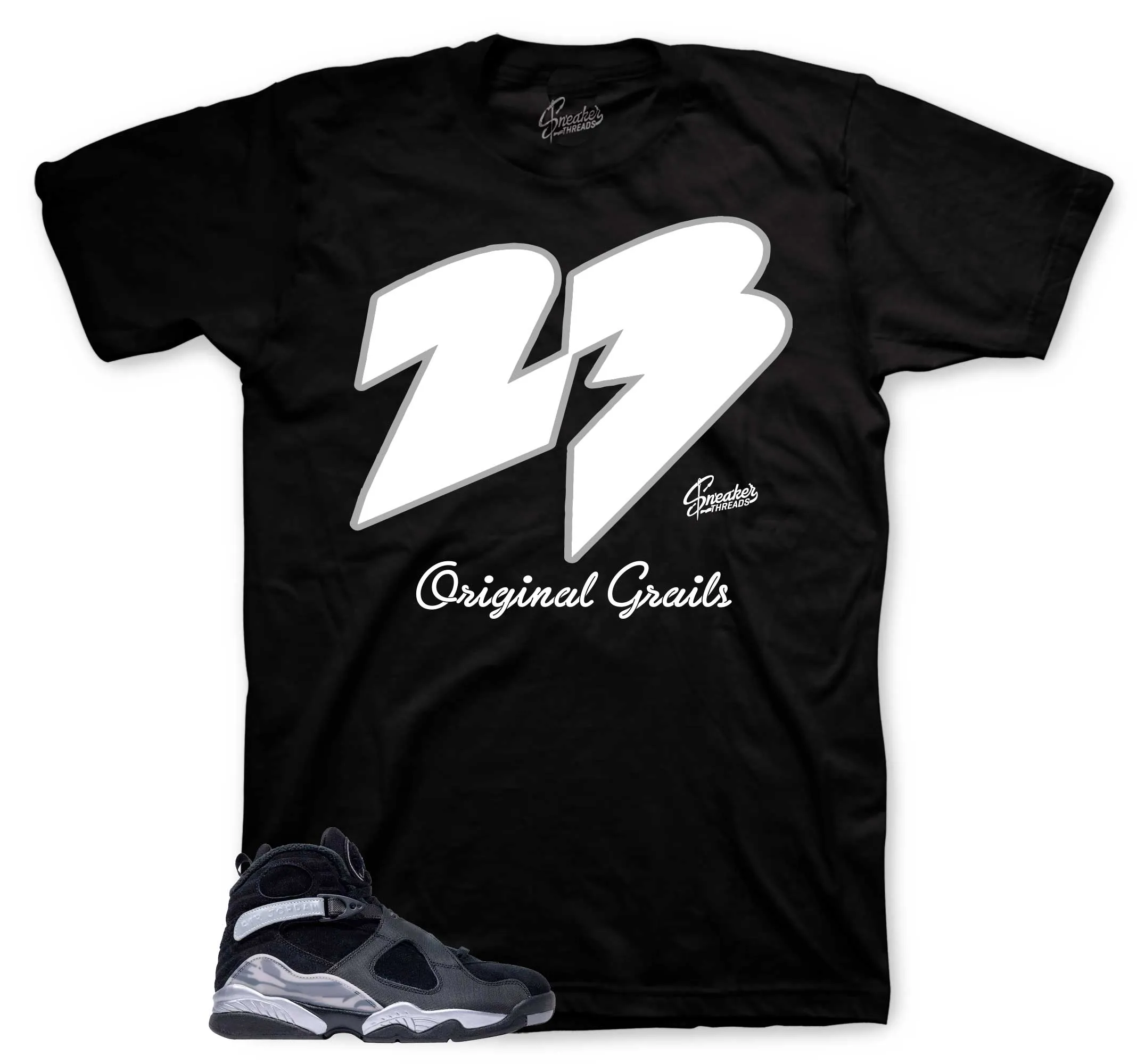 Retro 8 Gunsmoke Shirt - Original Grails - Black