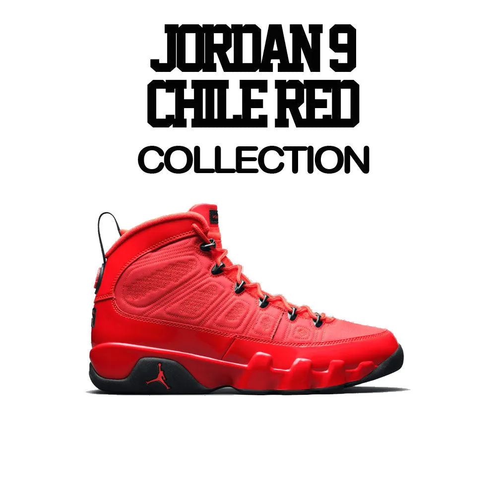 Retro 9 Chile Red Sauce Kicks Shirt