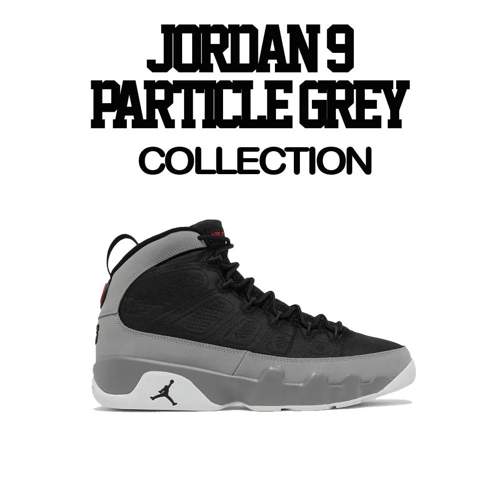 Retro 9 Particle Grey Shirt - Money Mike - Black