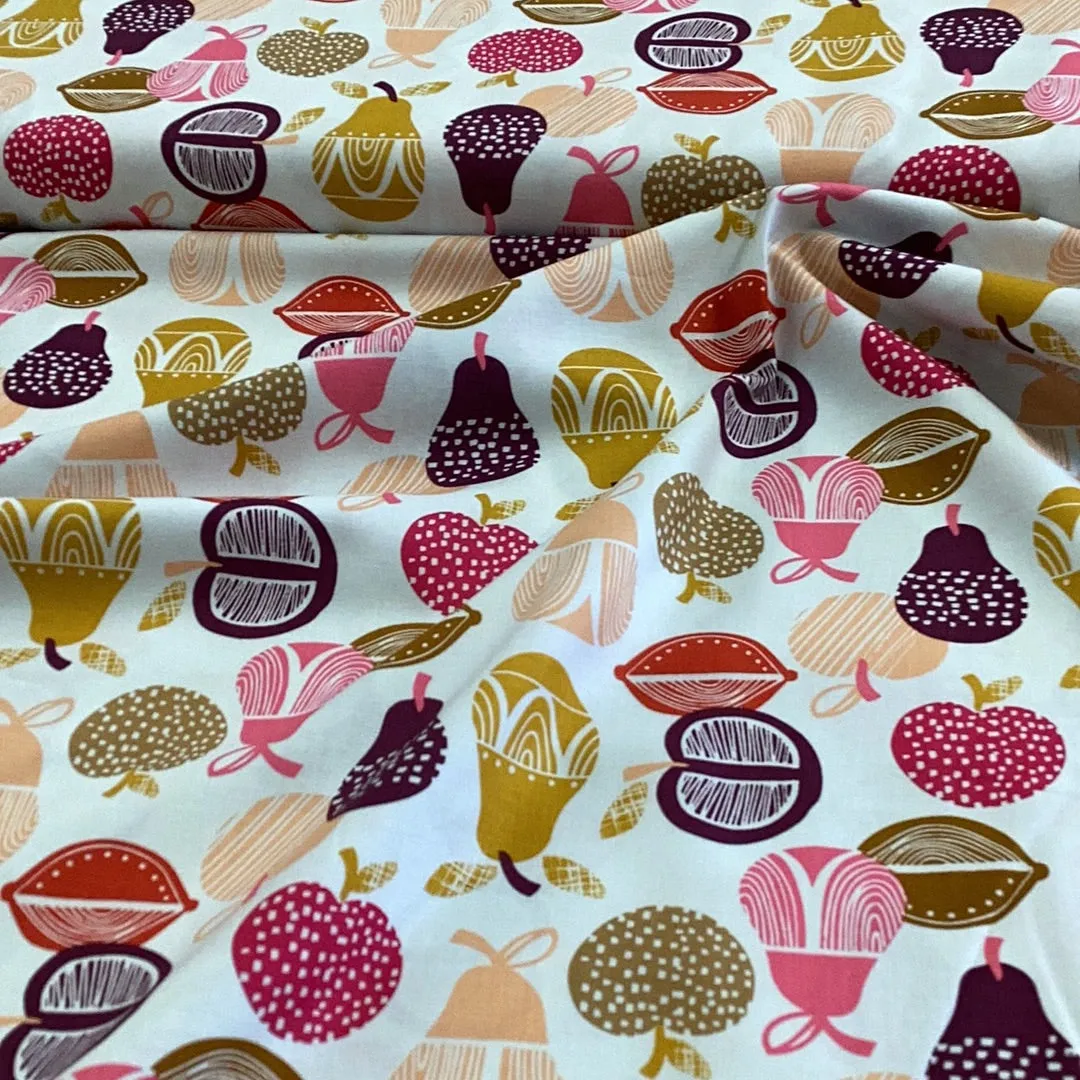 Retro Orchard by Wendy Kendall -White | Dashwood Studio