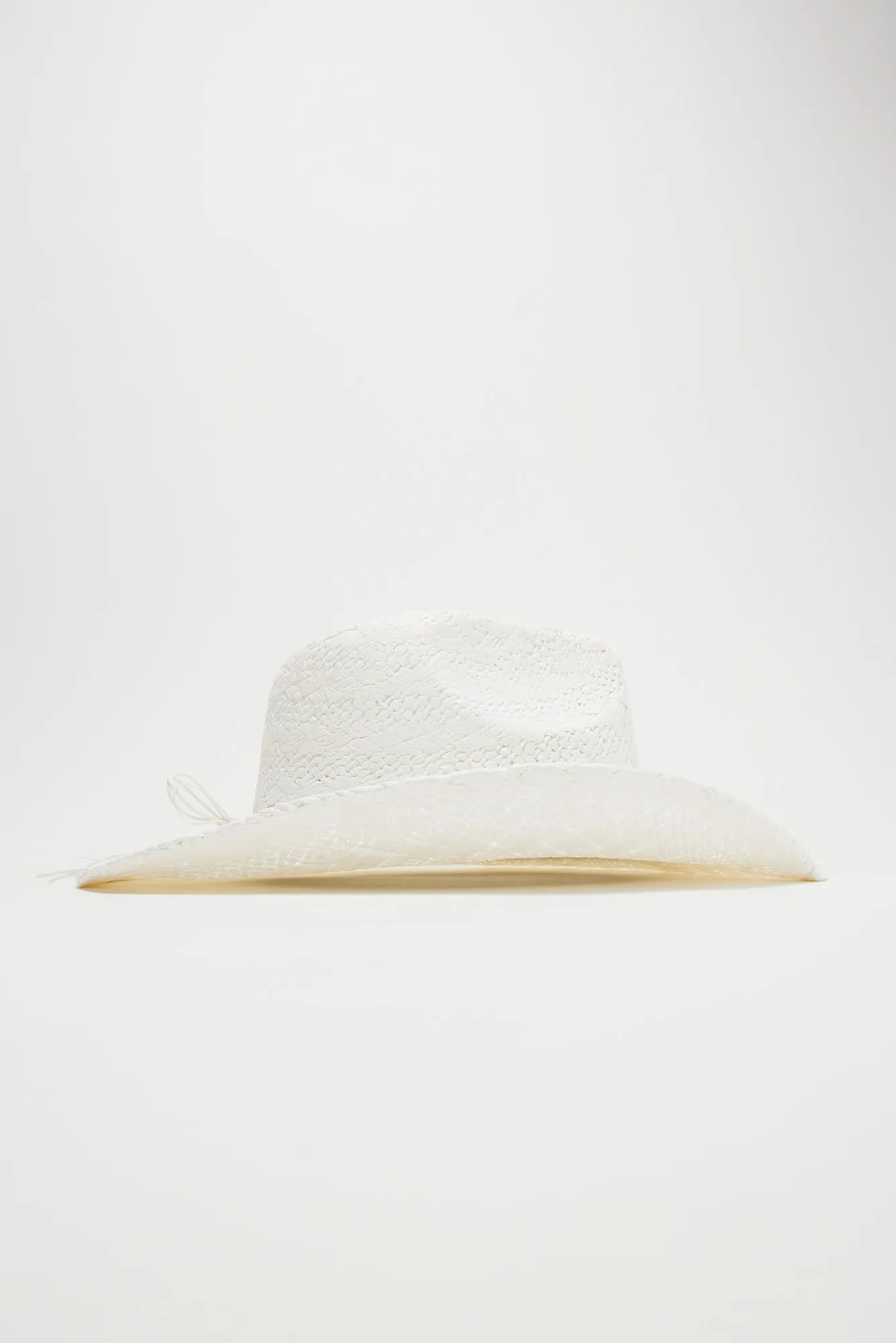 Ridining In Hawaii Cowboy Hat - White