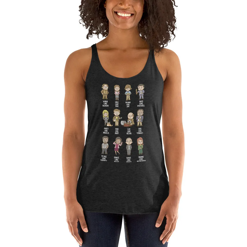 Rules To Live By Women's Racerback Tank