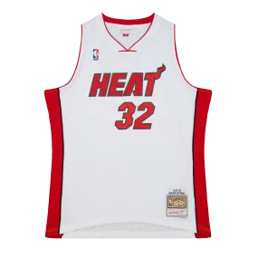 Shaquille O'Neal Mitchell & Ness Miami HEAT 2005-06 White Swingman Jersey