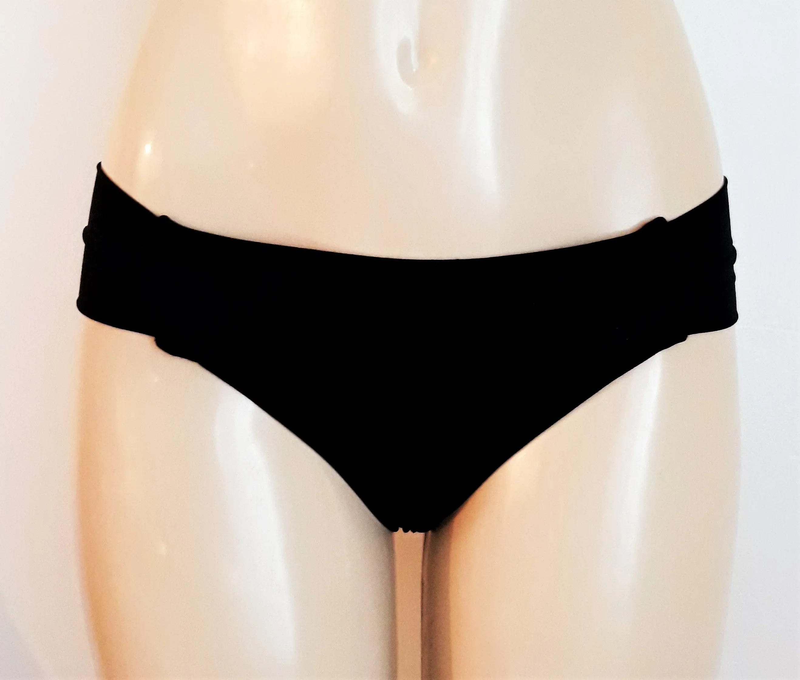 Shirred Draped Sides Swimwear Bottoms