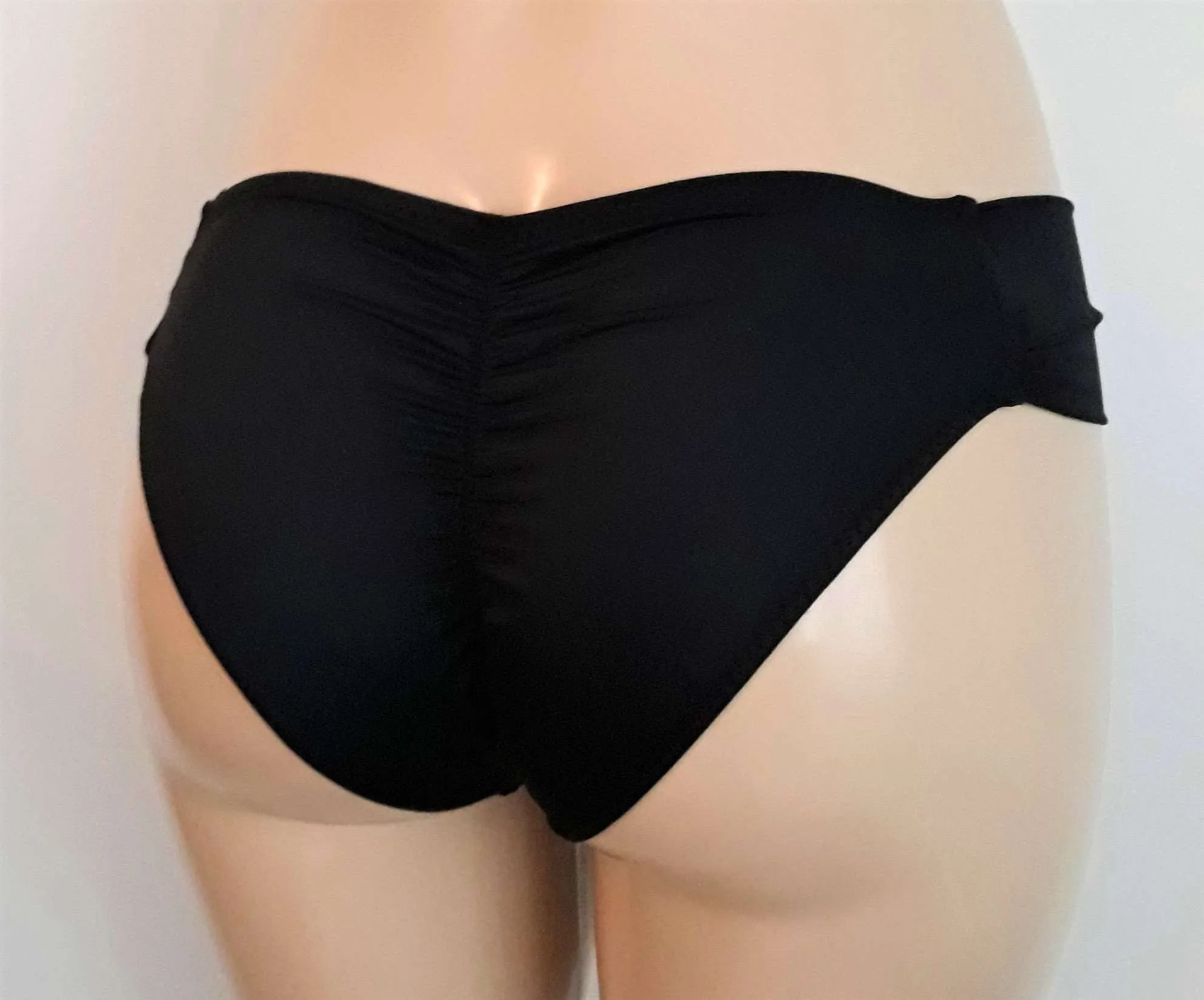 Shirred Draped Sides Swimwear Bottoms