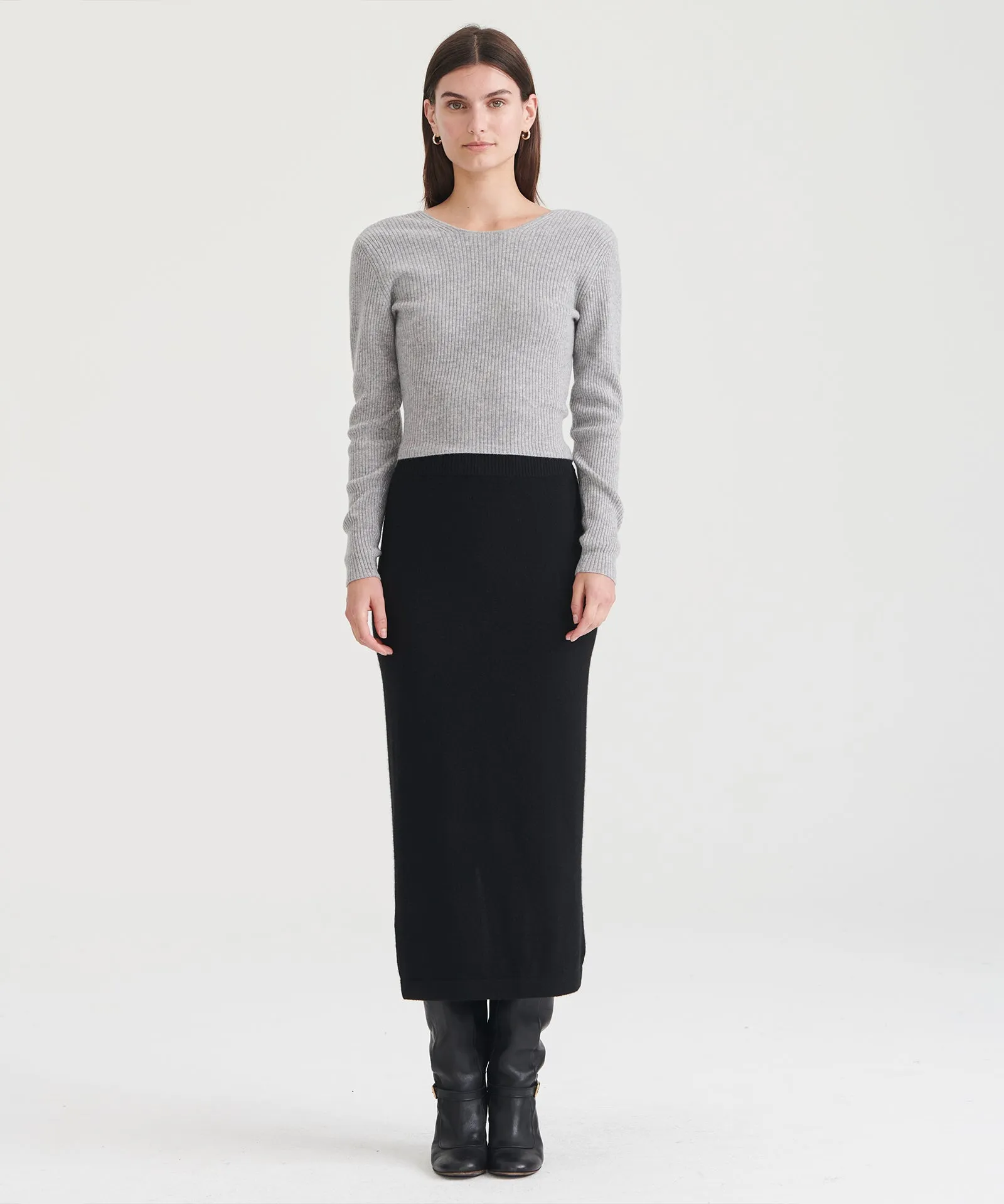 Signature Cashmere Crossover Sweater