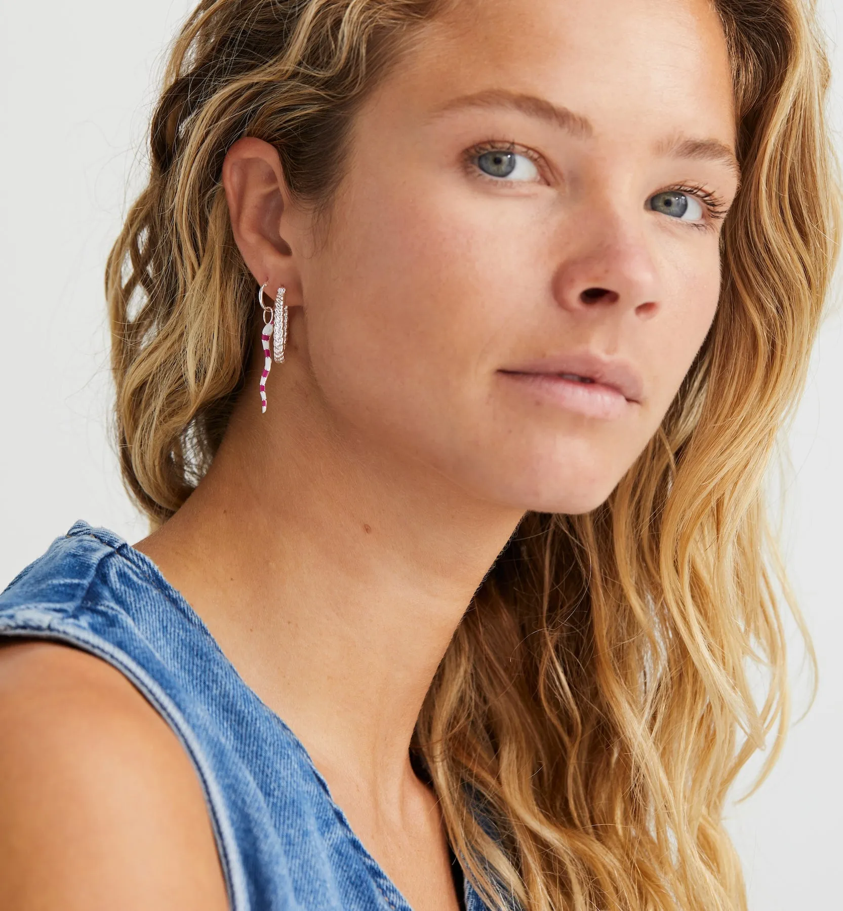 Single Serpent Ring Earring