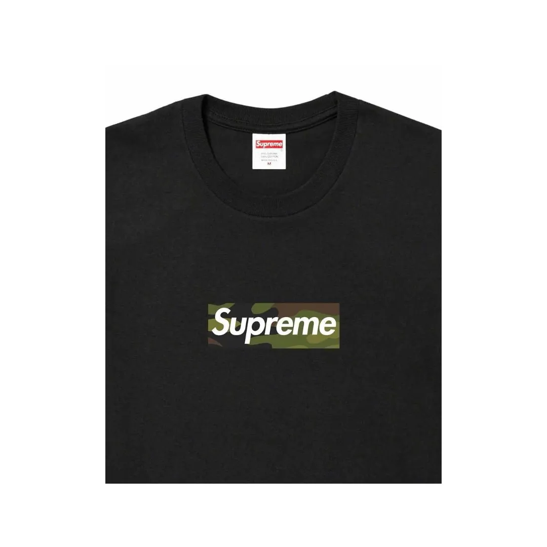 Supreme Camo Box Logo Tee FW23 Black