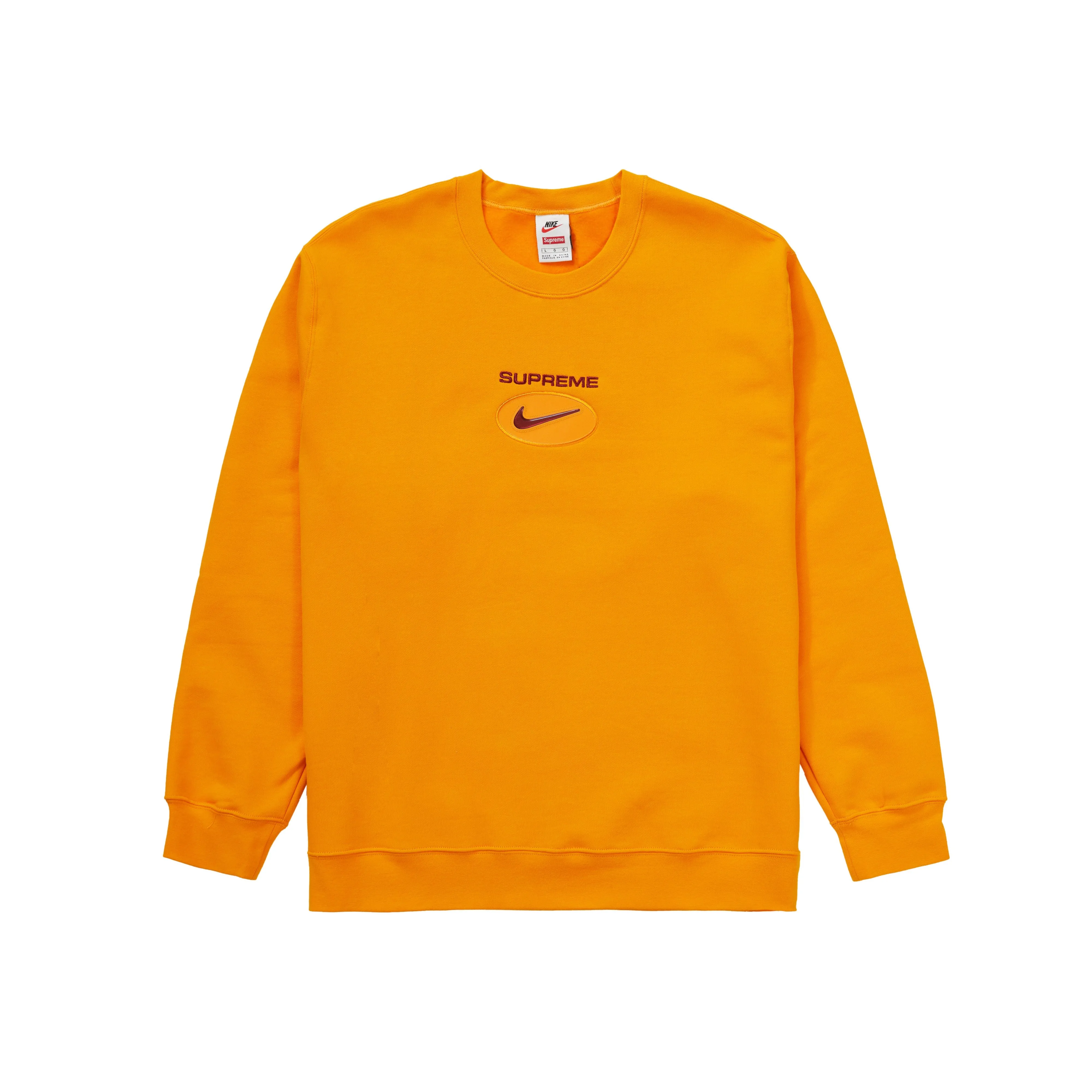 Supreme Nike Jewel Crewneck Orange