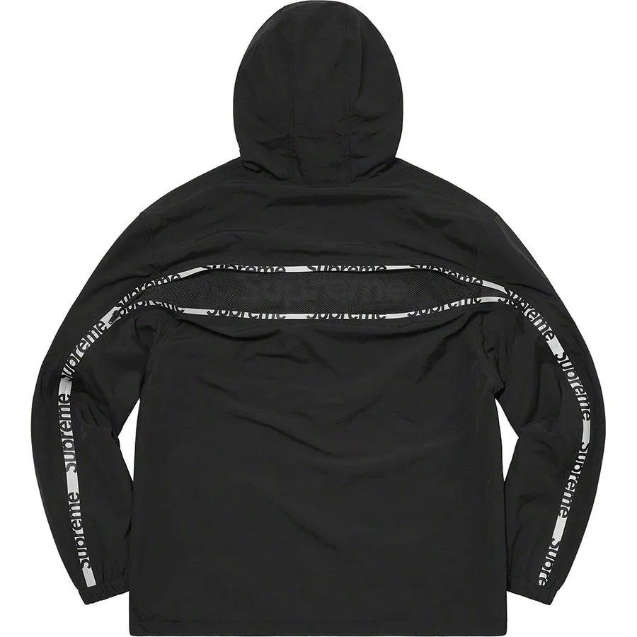 Supreme Reflective Zip Hooded Jacket (Black)