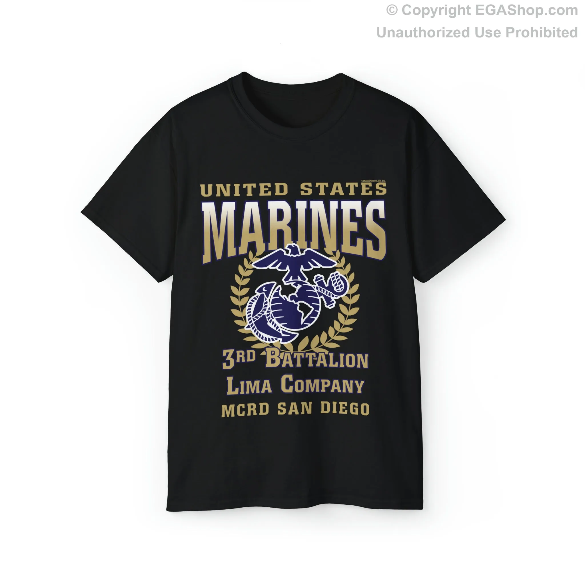 T-Shirt: Lima Co. MCRD San Diego (EGA   Back Proud Family)