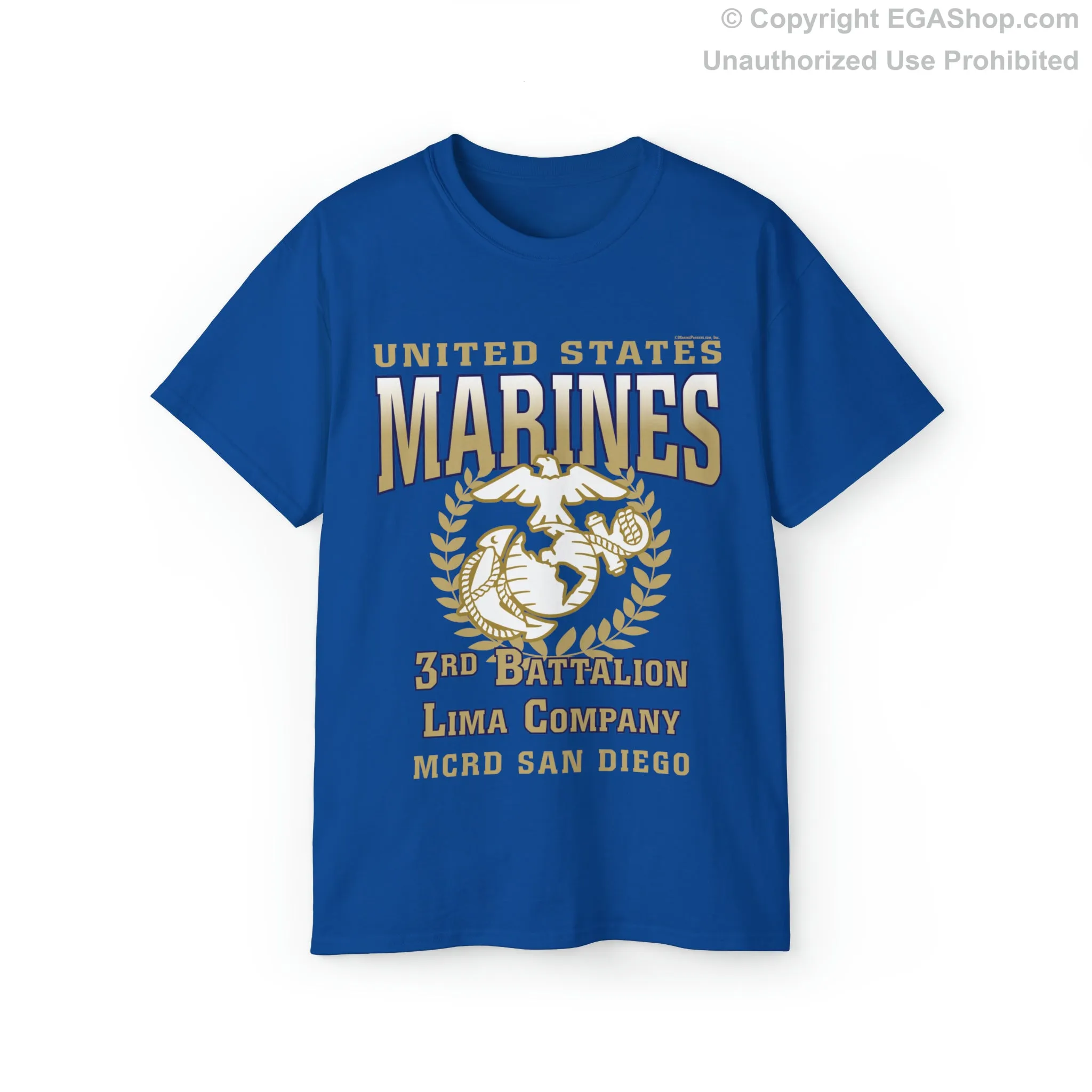 T-Shirt: Lima Co. MCRD San Diego (EGA   Back Proud Family)