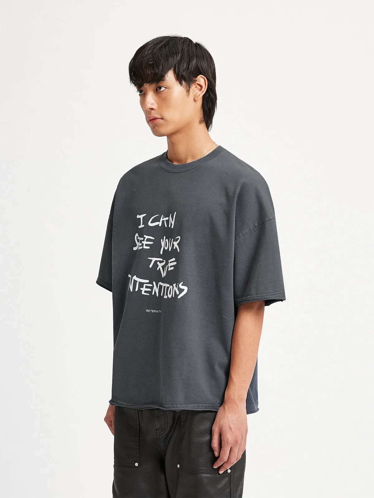 T-SHIRT - WASHED BLACK/WASHED GREY