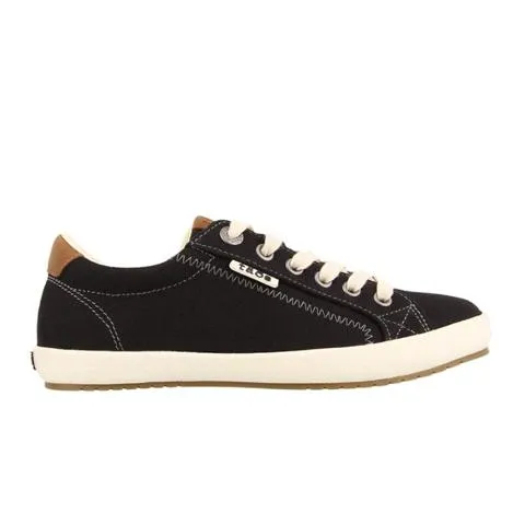 Taos Star Burst Sneaker (Women) - Black/Tan Canvas