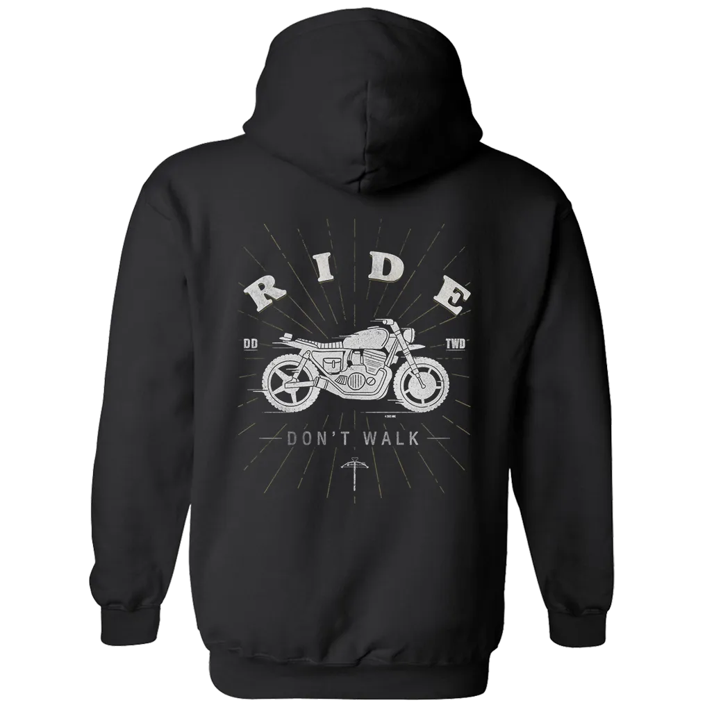 The Walking Dead Ride Don't Walk Personalized Fleece Hooded Sweatshirt