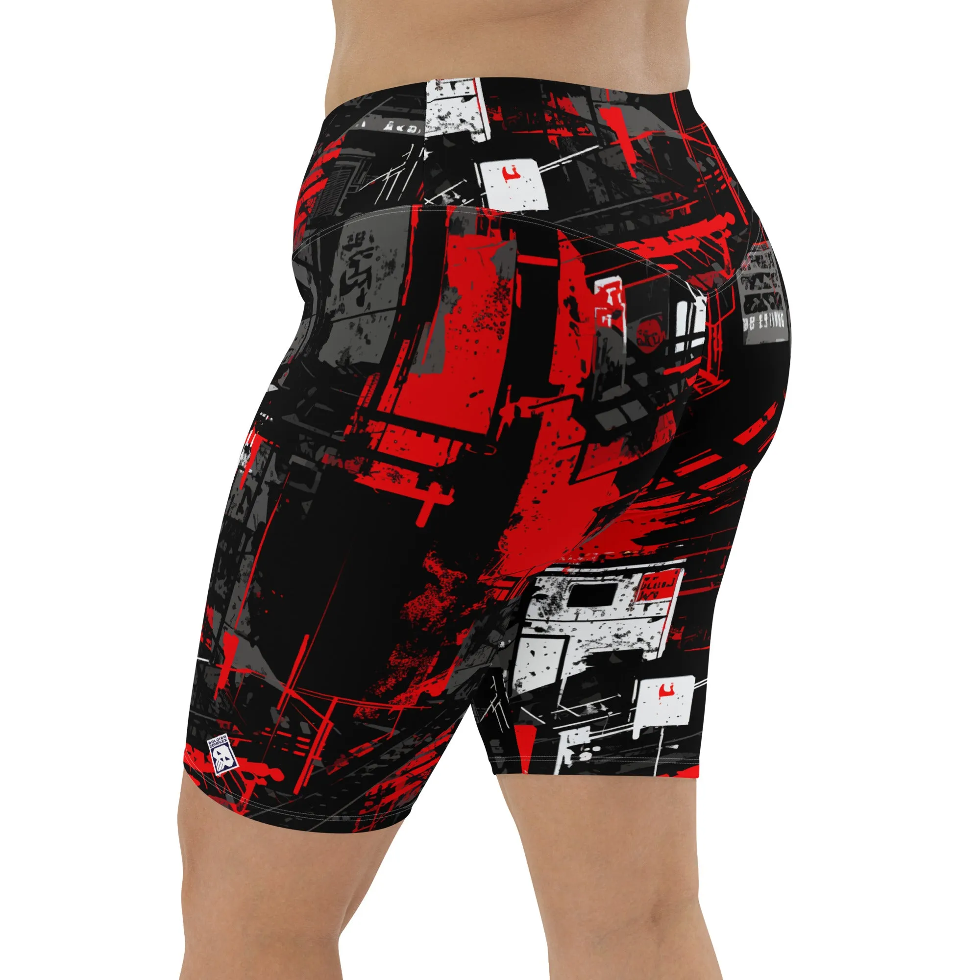 Urban Chic: Women's Mile After Mile Biker Shorts - Urban Decay 001