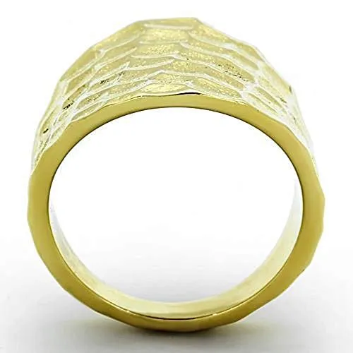 WildKlass Stainless Steel Minimalists Ring IP Gold Women