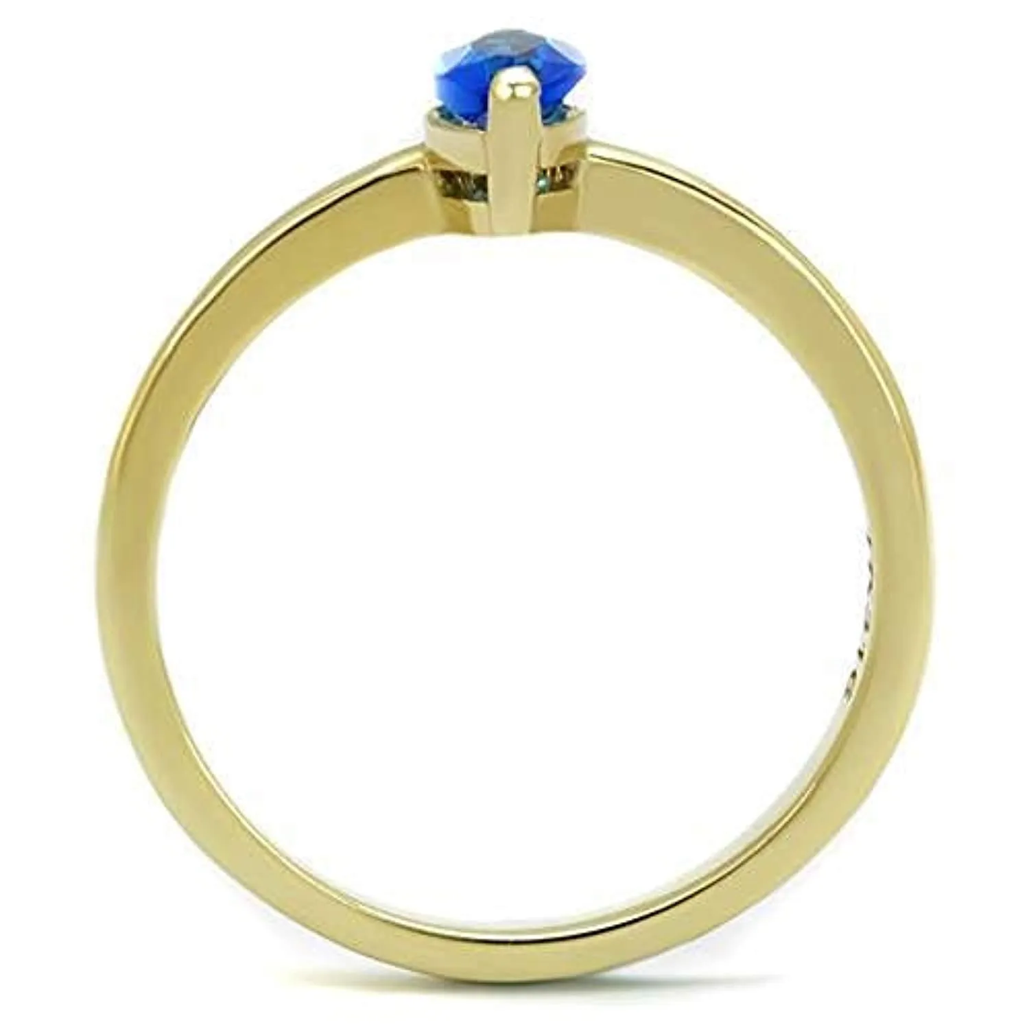 WildKlass Stainless Steel Ring IP Gold Women Synthetic Montana