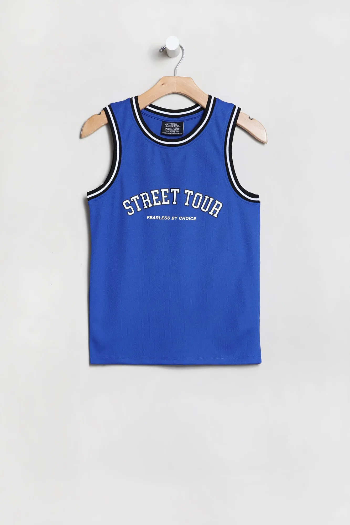 Youth Printed Basketball Jersey