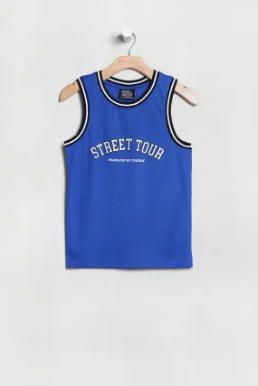 Youth Printed Basketball Jersey