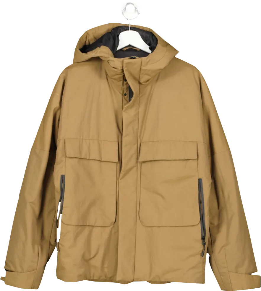 ZARA Brown Pocket Padded Jacket UK M