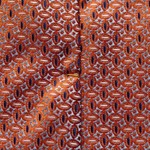 Zic-Zac Ovals Woven Silk Tie